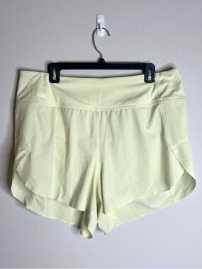Athleta Soft Yellow Running Shorts